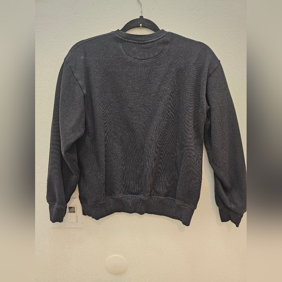 PINK Victoria's Secret Womans  Black Ivy Clasic  Crewneck Sweater - Picture 5 of 6